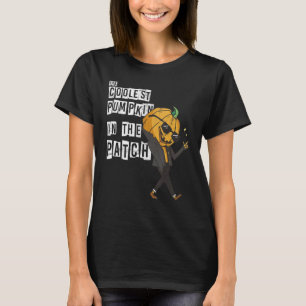 The Coolest Pumpkin In The Patch  Scarecrow Pumpki T-Shirt