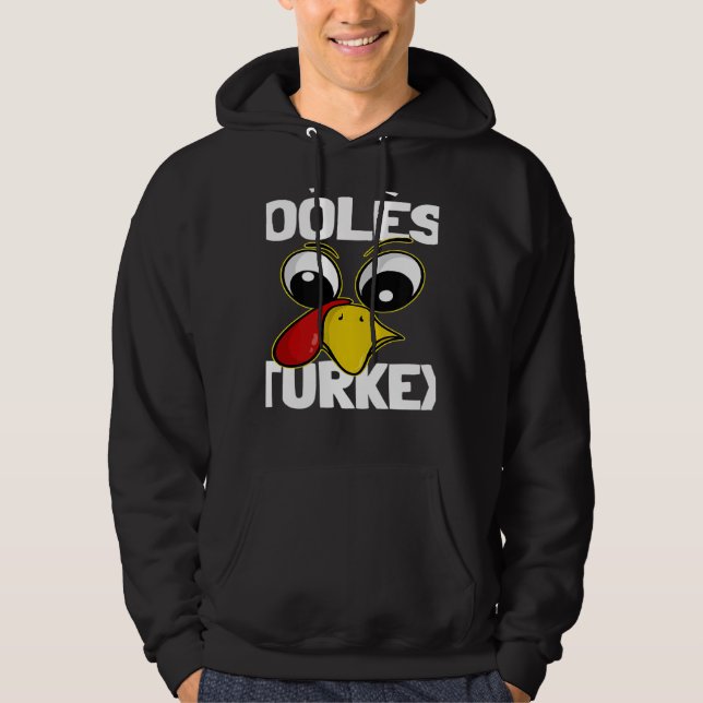 The Coolest Turkey Family Group Matching Thanksgiv Hoodie (Front)
