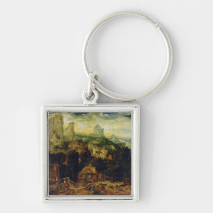The Coppermine (oil on panel) Key Ring