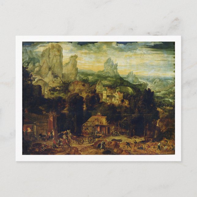 The Coppermine (oil on panel) Postcard (Front)