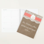 The Coral Sand Dollar Beach Wedding Collection Planner<br><div class="desc">Get ready for your big day in style with this elegant and very trendy wedding planner. The design is easy to personalise with your own names and wedding date and you can keep all your design ideas, important wedding information and much more safely together in this personalised planner. Matching wedding...</div>