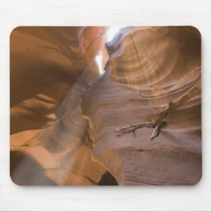 The Corkscrew in Upper Antelope Canyon, Navajo Mouse Mat