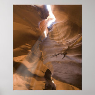 The Corkscrew in Upper Antelope Canyon, Navajo Poster