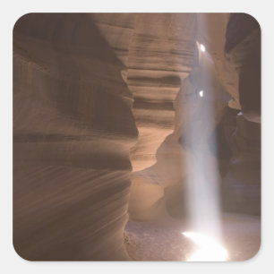 The Corkscrew in Upper Antelope Canyon, Navajo Square Sticker