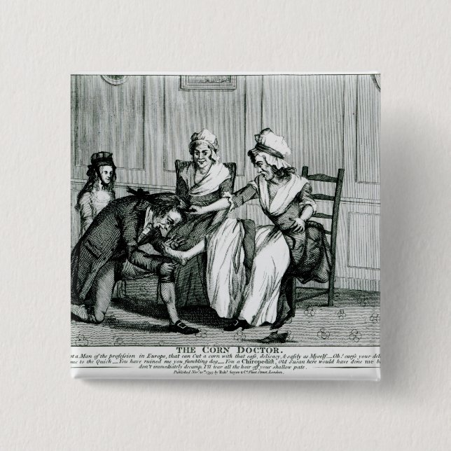 The Corn Doctor, 1793 15 Cm Square Badge (Front)