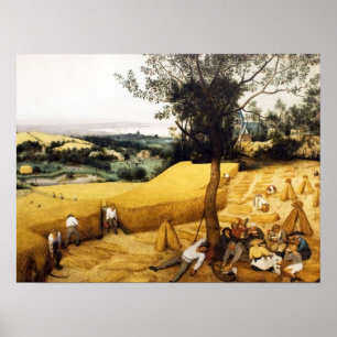 The Corn Harvest - 1565 Poster