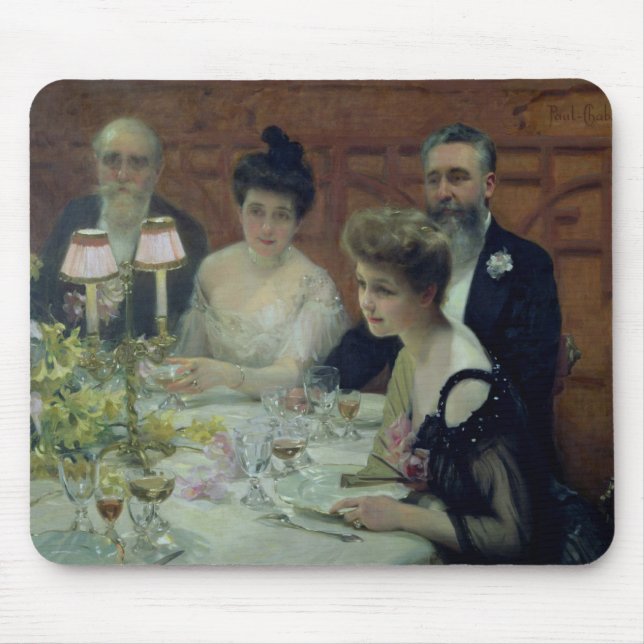 The Corner of the Table, 1904 Mouse Mat (Front)
