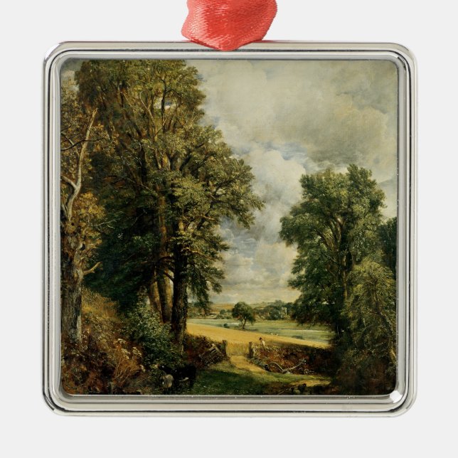 The Cornfield, 1826 Metal Tree Decoration (Front)