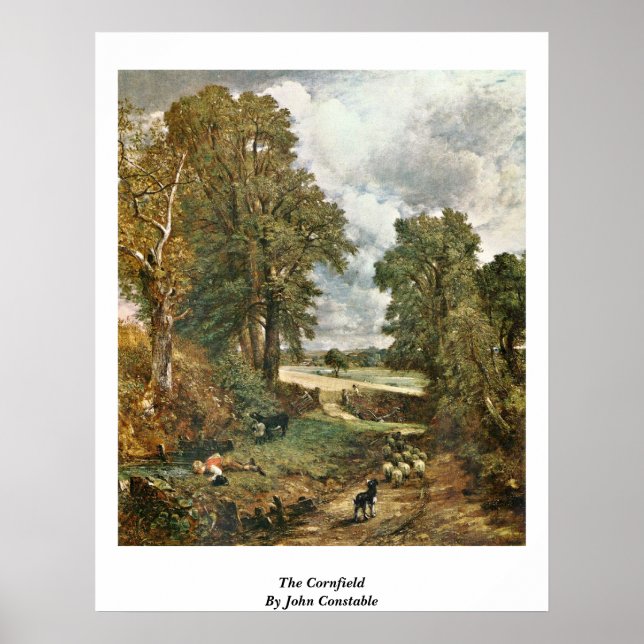 The Cornfield By John Constable Poster (Front)