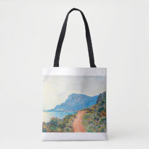 The Corniche Landscape by Claude Monet Tote Bag