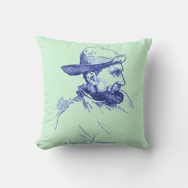 "The Cornish Coast" Cushion (Front)