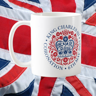 The Coronation Emblem of King Charles 2023 Coffee Mug