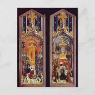 The Coronation of David and Louis XII 1501 Postcard