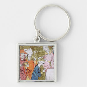 The Coronation of Emperor Charlemagne Key Ring