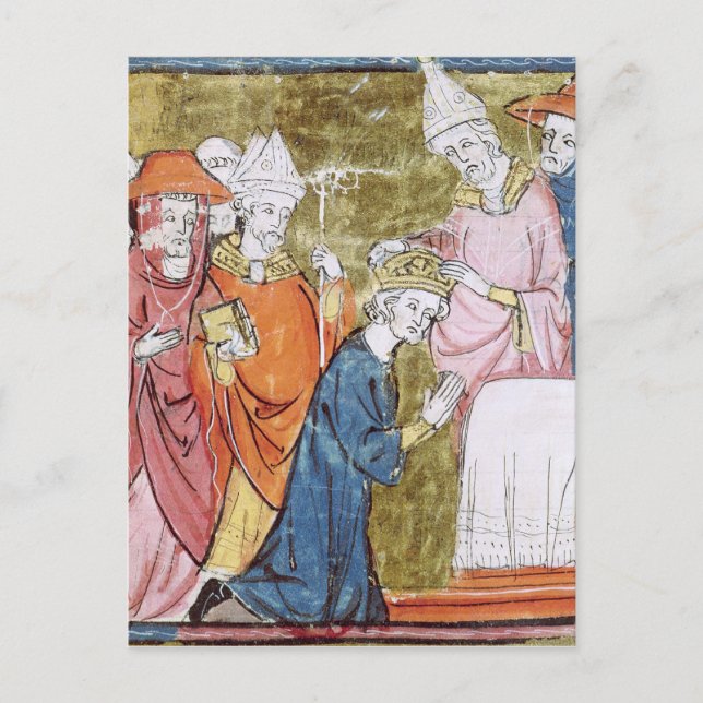 The Coronation of Emperor Charlemagne Postcard (Front)