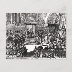 The Coronation of King George I Postcard