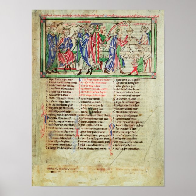 The Coronation of King Henry II's son Poster (Front)