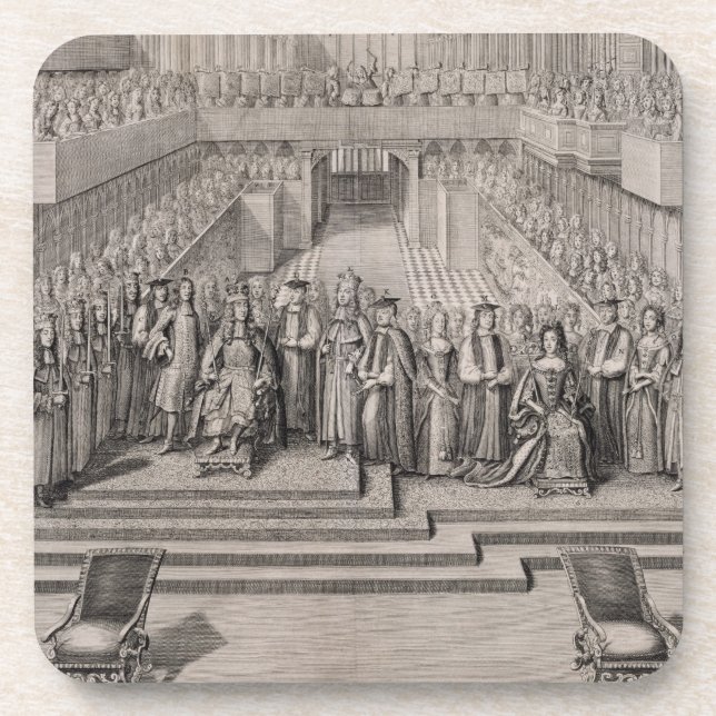The Coronation of King James II (1633-1701) and hi Coaster (Front)