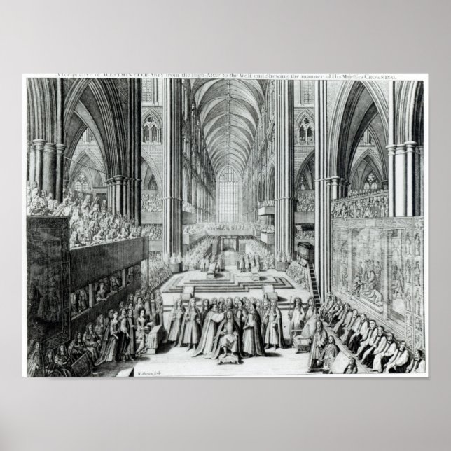 The Coronation of King James II  c.1685 Poster (Front)