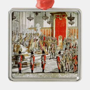 The Coronation of Leopold II  at Bratislava Metal Tree Decoration