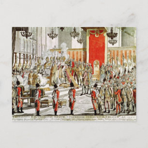The Coronation of Leopold II  at Bratislava Postcard