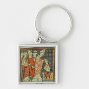 The coronation of Louis I 'the Pious' Key Ring