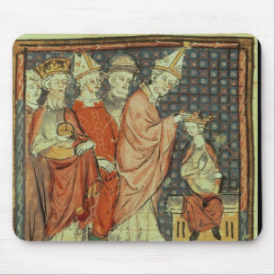 The coronation of Louis I 'the Pious' Mouse Mat
