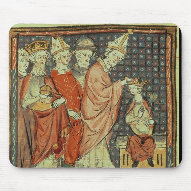 The coronation of Louis I 'the Pious' Mouse Mat (Front)