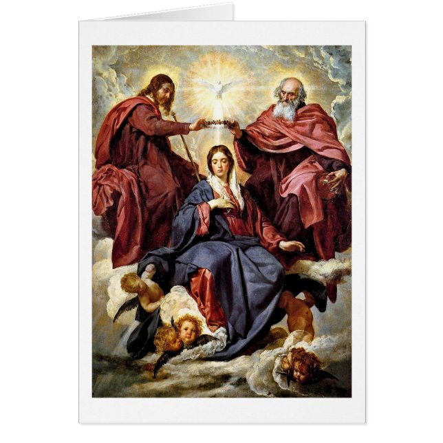 The Coronation Of Mary By Diego Velazquez (Front)