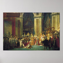 The Coronation of Napoleon by David - Poster