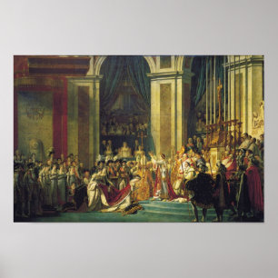 The Coronation of Napoleon by David - Poster