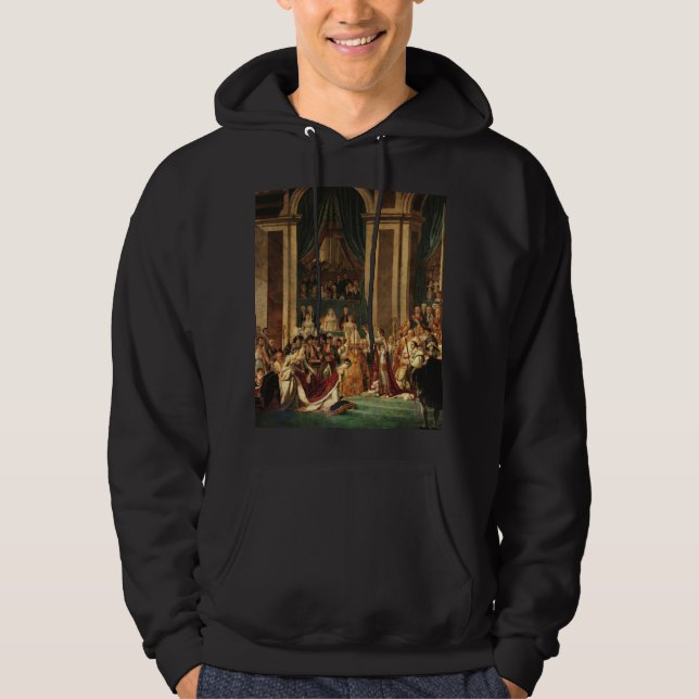 The Coronation of Napoleon by Jacques-Louis David Hoodie (Front)