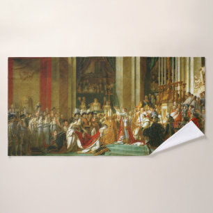 The Coronation of Napoleon, Jacques-Louis David Bath Towel