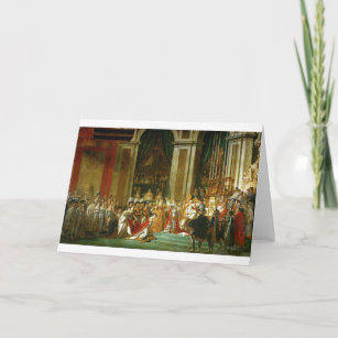 The Coronation of Napoleon, Jacques-Louis David Card
