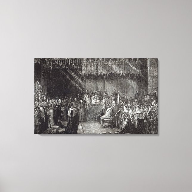 The Coronation of the Queen Canvas Print (Front)