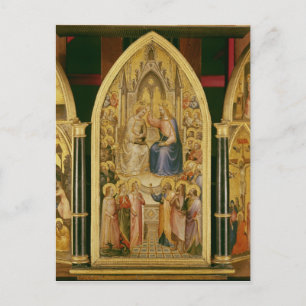 The Coronation of the Virgin, and Other Scenes Postcard