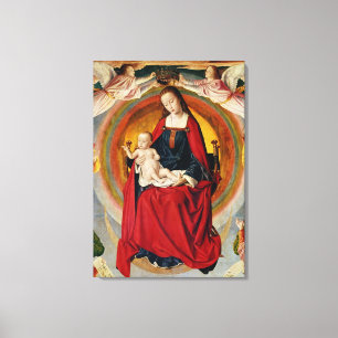 The Coronation of the Virgin Canvas Print