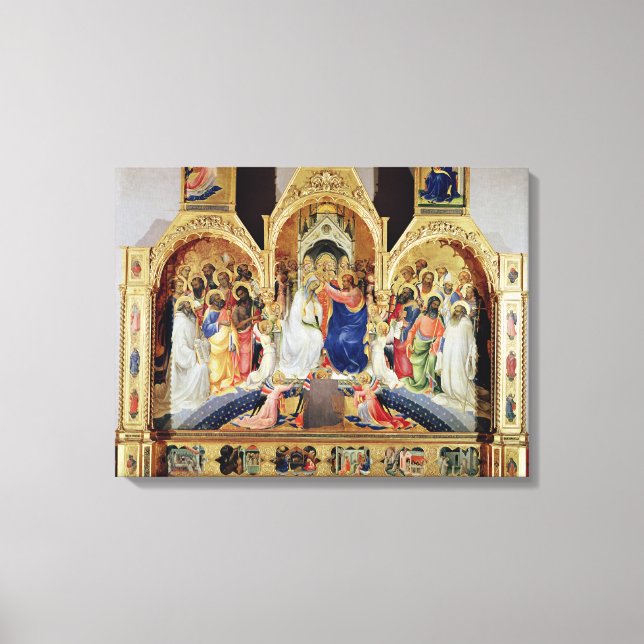 The Coronation of the Virgin Canvas Print (Front)