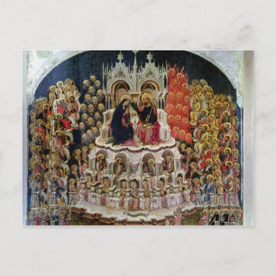 The Coronation of the Virgin in Paradise, 1438 Postcard