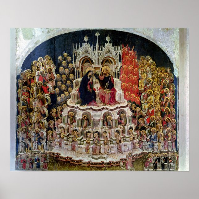 The Coronation of the Virgin in Paradise, 1438 Poster (Front)