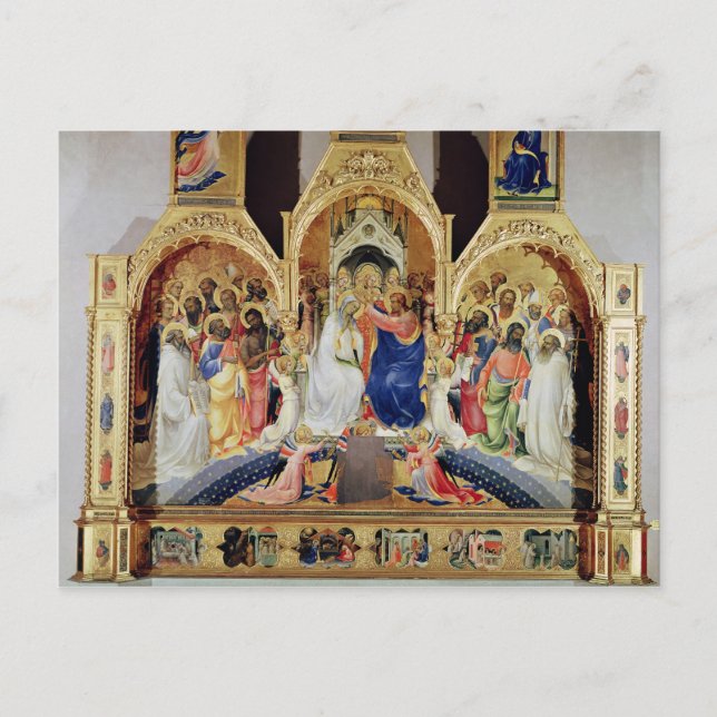 The Coronation of the Virgin Postcard (Front)