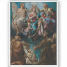 The Coronation of the Virgin with Joseph&Francis