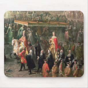 The coronation procession of Joseph II Mouse Mat