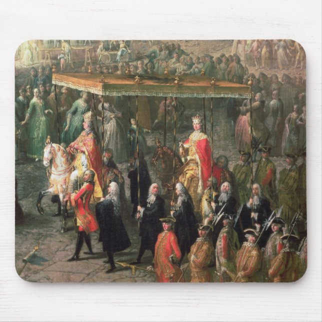 The coronation procession of Joseph II Mouse Mat (Front)