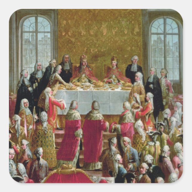 The Coronation Square Sticker (Front)