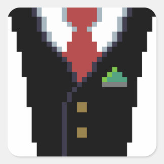 The Corporate Donor | Pixel Art Suit Sticker