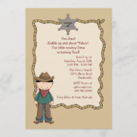 The Corral Birthday Party Invitation