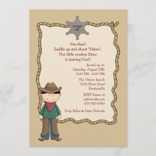 The Corral Birthday Party Invitation