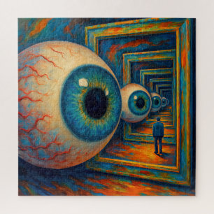 “The Corridor of Seeing” - A Surreal Portrait Jigsaw Puzzle