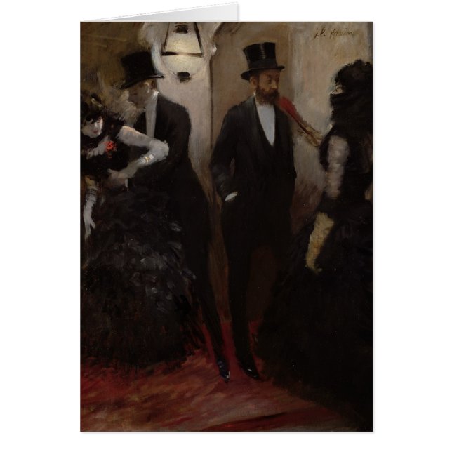 The Corridors at the Opera, 1885 (Front)